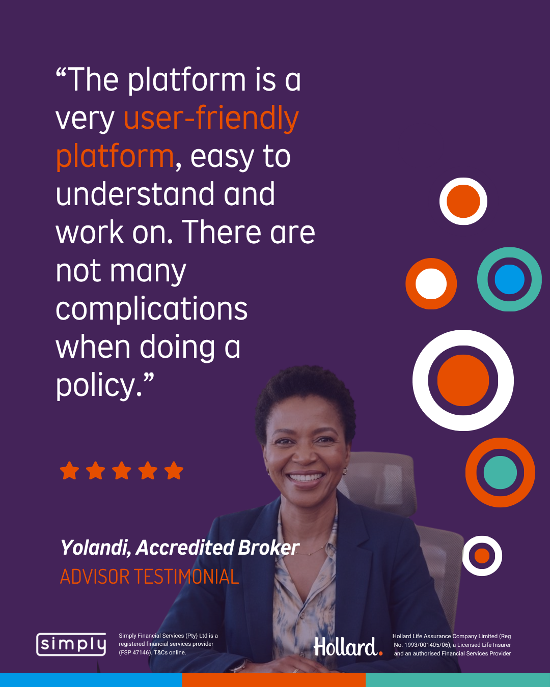 Yolandi, accredited broker: a very user-friendly platform
