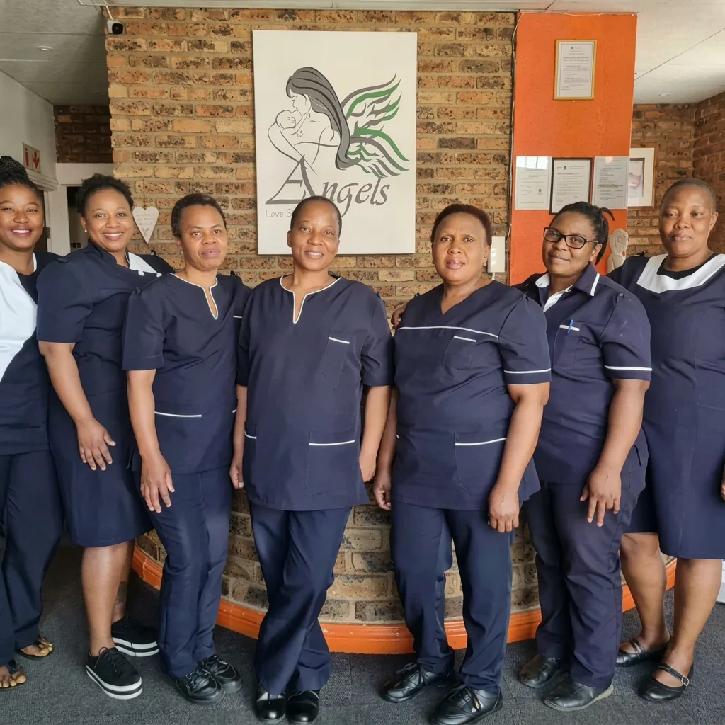 The caregivers of Angels Baby Sanctuary